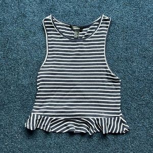 Forever 21 navy striped tank, Size S